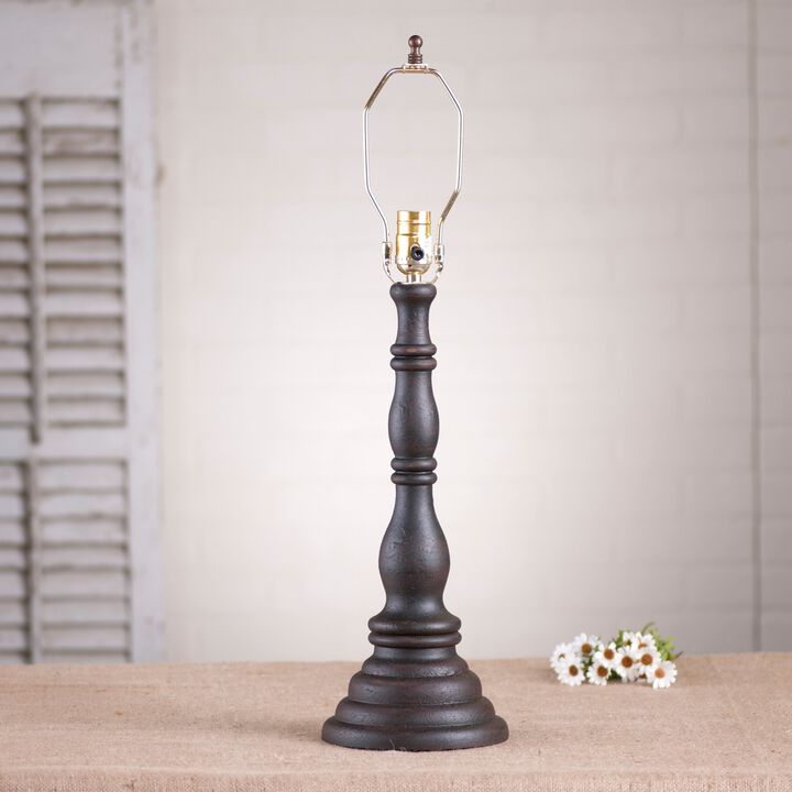 Davenport Lamp Base In Black