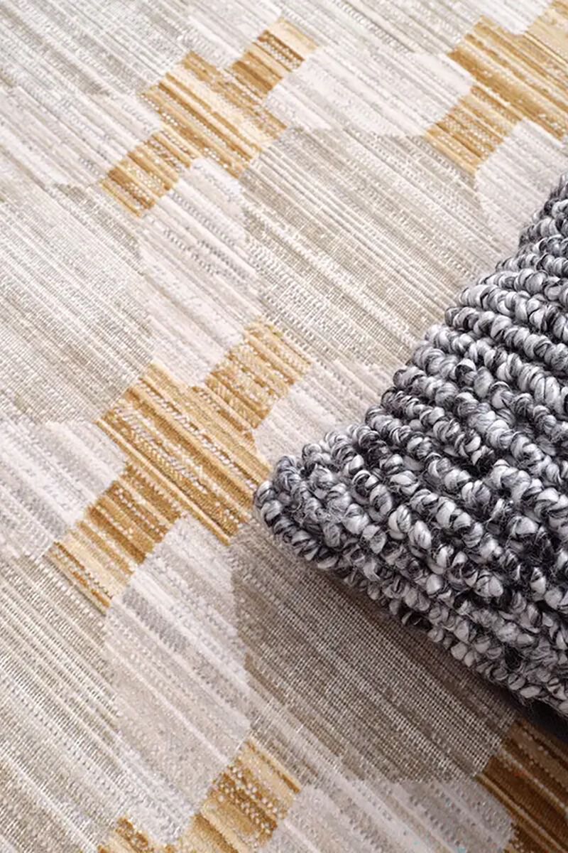 Muted Mosaic Taylen Gold 8'6" x 11'6" Rug image number 6