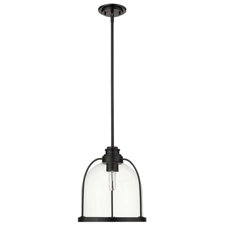 Hivvago Stanton 1-Light Matte Black Pendant