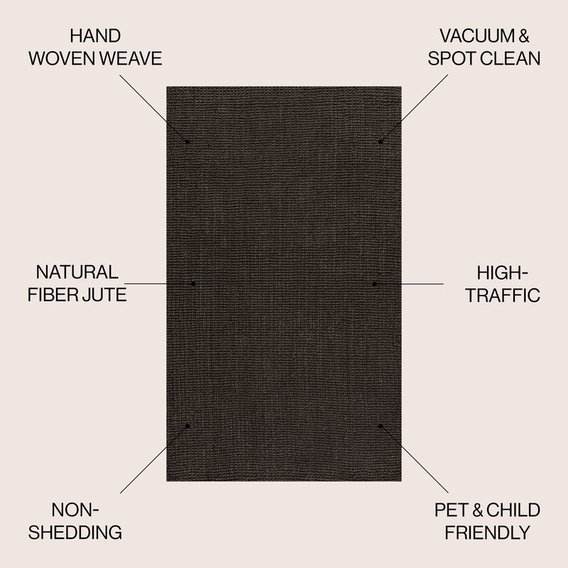 Pata Hand Woven Chunky Jute Area Rug