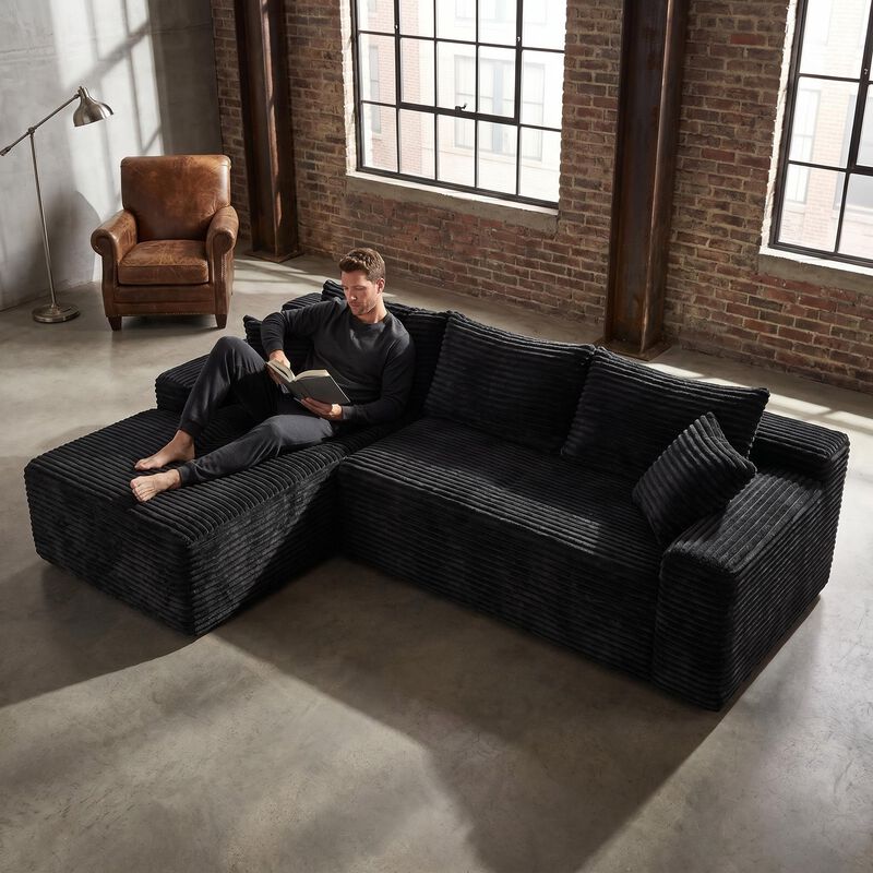 Vulkbu 106.3" L-Shape Chaise Sectional image number 1