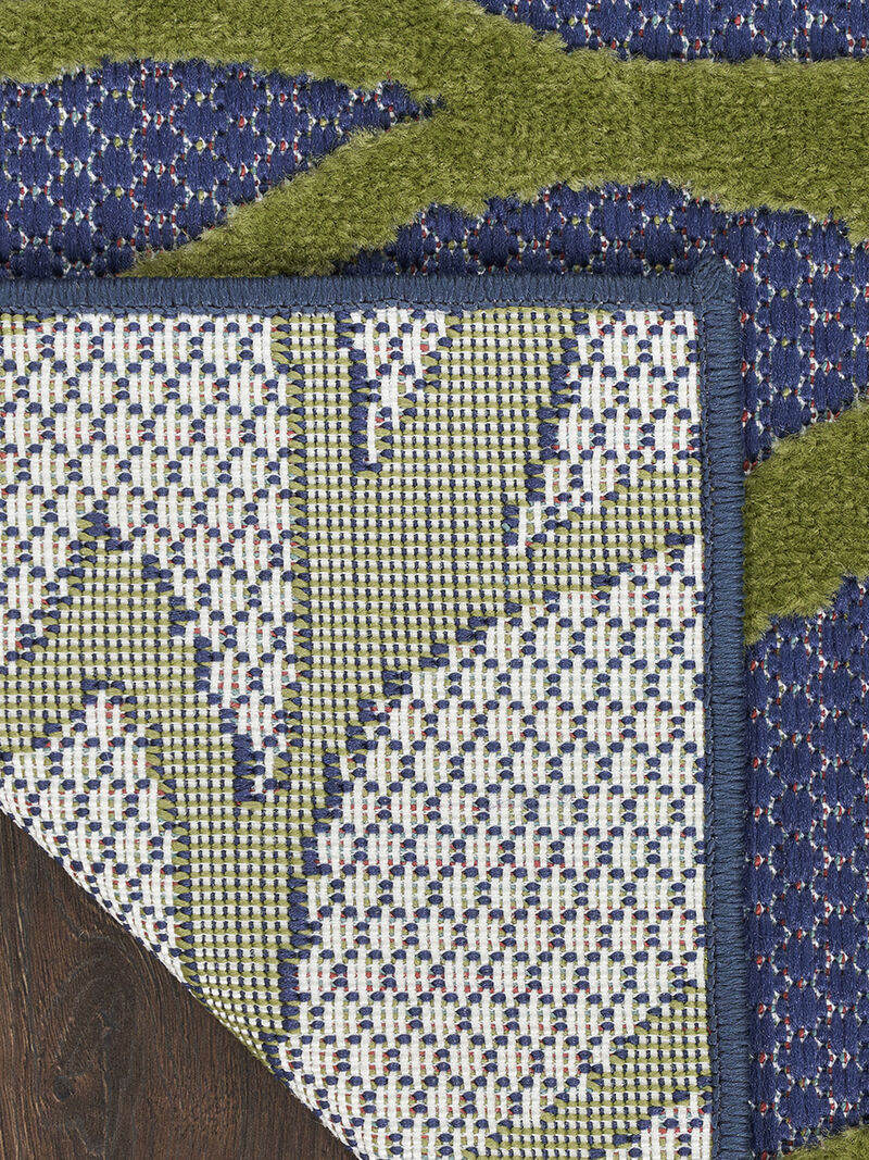 Aloha ALH05 Navy/Multicolor 6' x 9' Rug