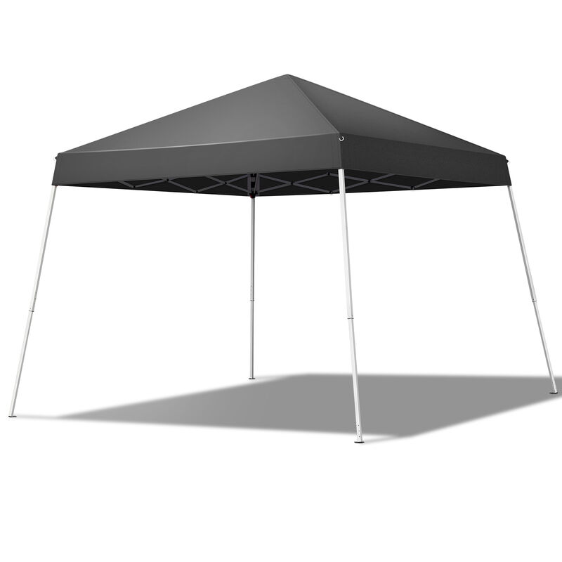 Instant Pop-Up Canopy with Slant Legs, Foldable Outdoor Tent for Patio & Camping