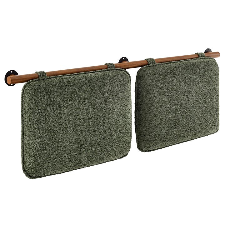 Anela Wall-Mounted Chenille Upholstered Queen Headboard