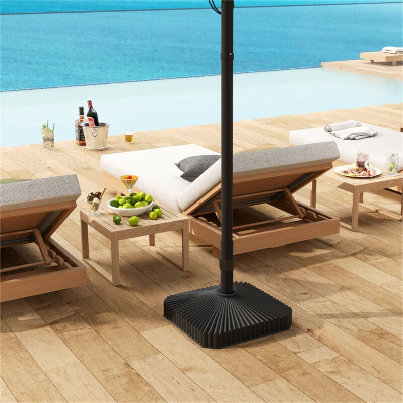 Stable Umbrella Base for Outdoor Use, Adjustable for Cantilever Umbrellas