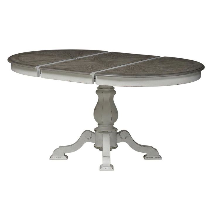 Liberty Furniture White, Pedestal Table, Pedestal Base, Quality Build
