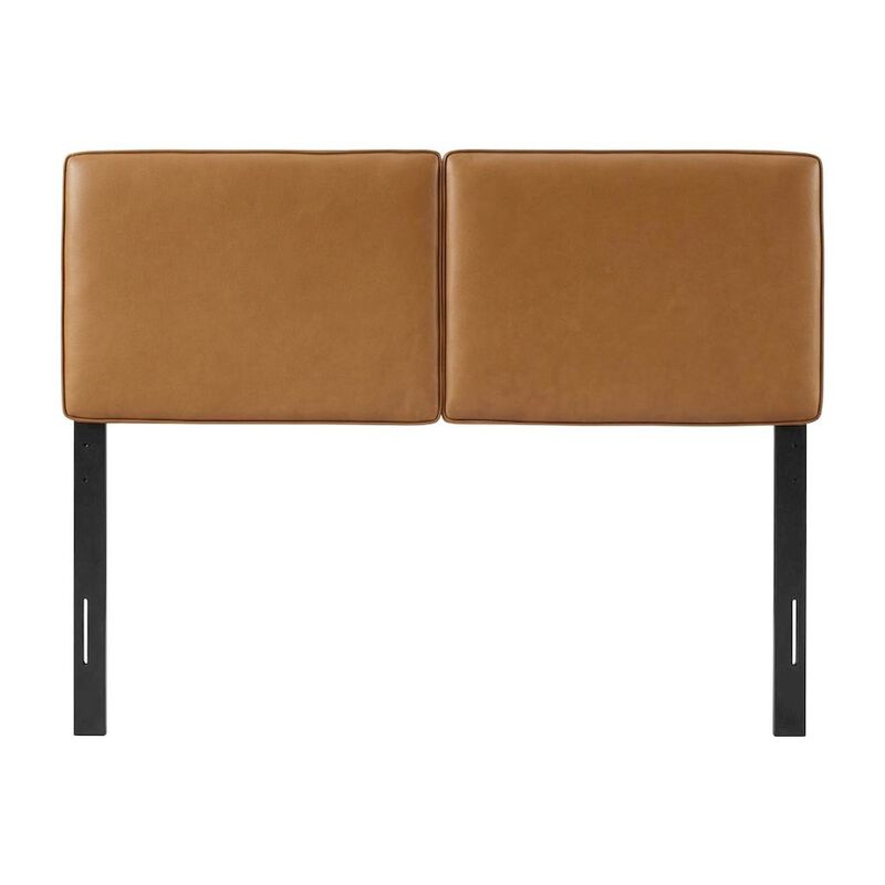 Vegan Leather Full Headboard with Smooth Finish and Durable Construction image number 0