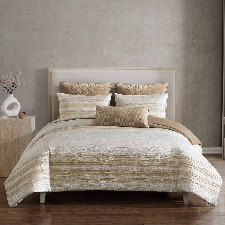 Gold Ripples 7 pc King
