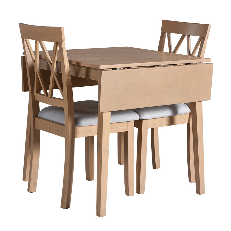 Merax Foldable Dining Table Set for Small Space