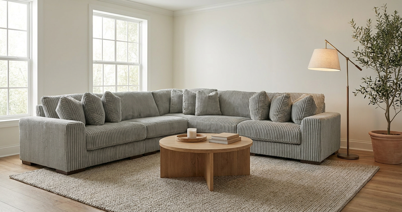 Lindyn Fog 5-Piece Sectional with Chaise image number 1