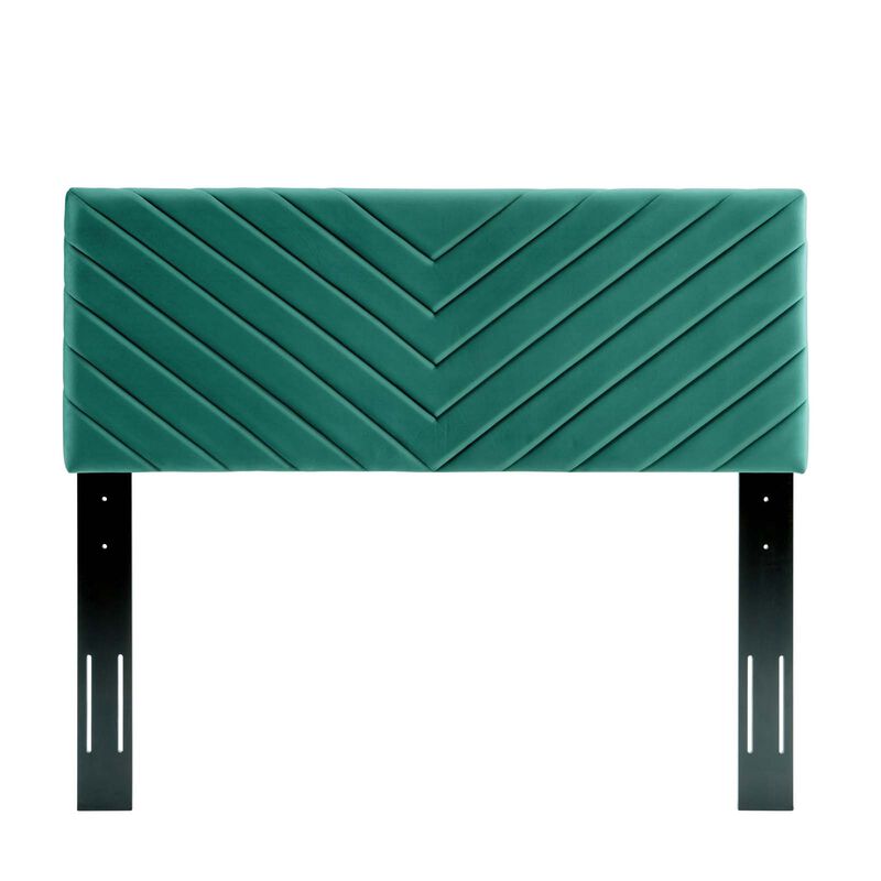 Modway - Alyson Angular Channel Tufted Performance Velvet Full / Queen Headboard image number 3