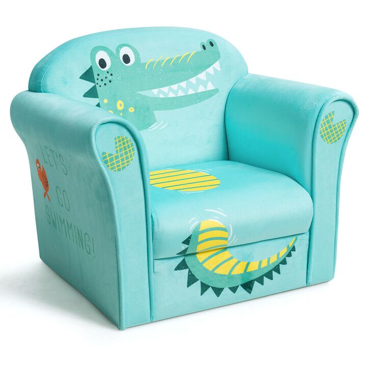 Kids Armrest Upholstered Couch