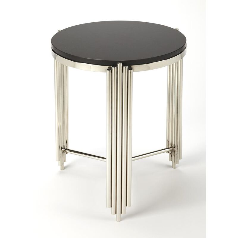 Butler Specialty Khalifa Granite End Table, Black image number 0