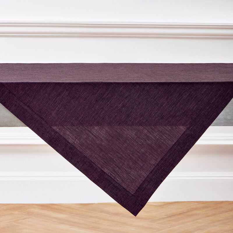 Solino Home 100% Pure Linen Table Throw - Athena.