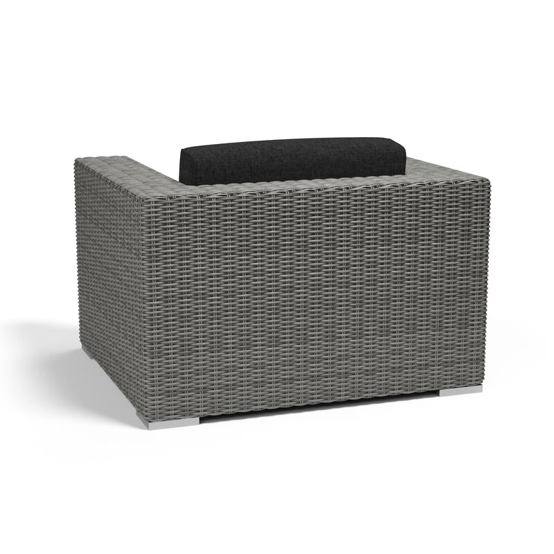 Emerald II Club Chair in Spectrum Carbon