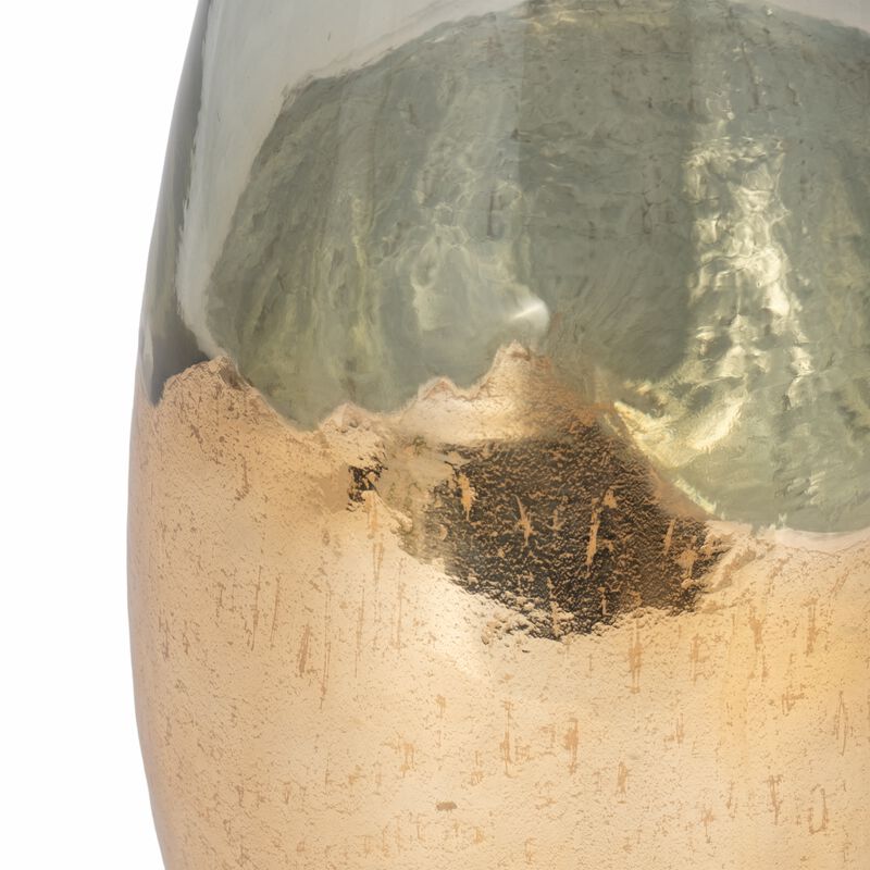 Glass 15" Gold Dipped Vase image number 4