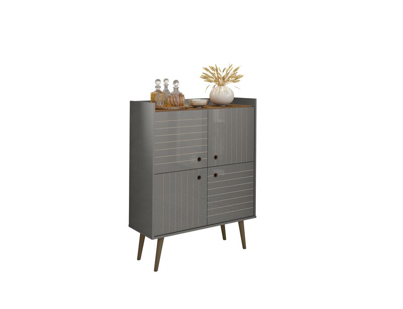 Bogart Gray Accent Cabinet