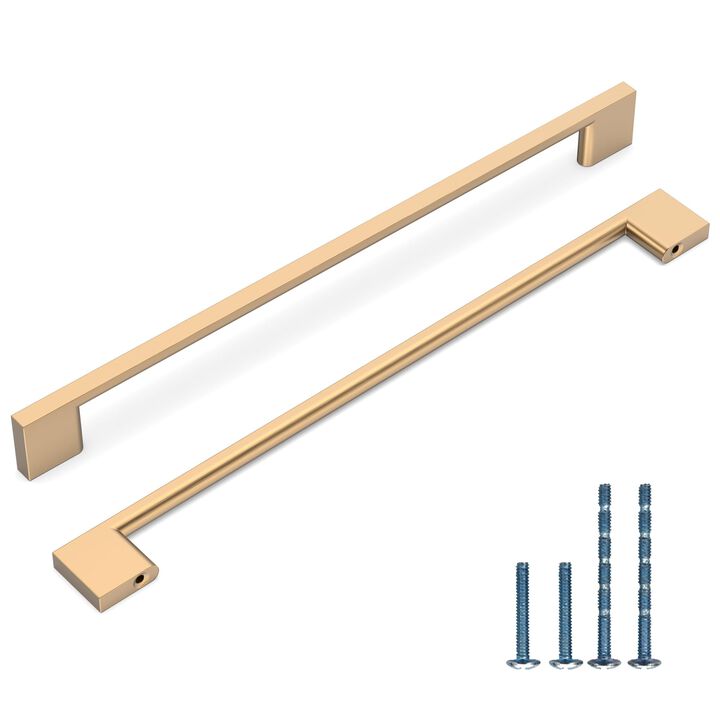 KNOKLOCK 6 Pack 11.3 Inch(288mm) Kitchen Cabinet Handles Champagne Bronze Cabinet Pulls Kitchen Cabinet Hardware Drawer Pulls fo