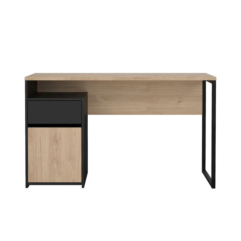 Tvilum Home Office Writing Desk with 1 Door and 1 Drawer