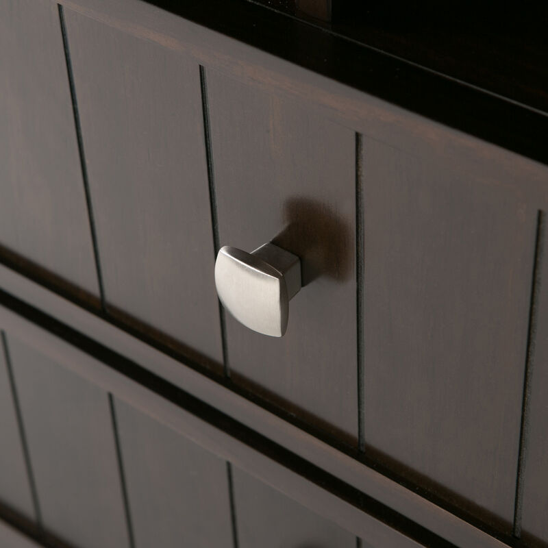 Simpli Home Bedford Sideboard Buffet and Wine Rack image number 4