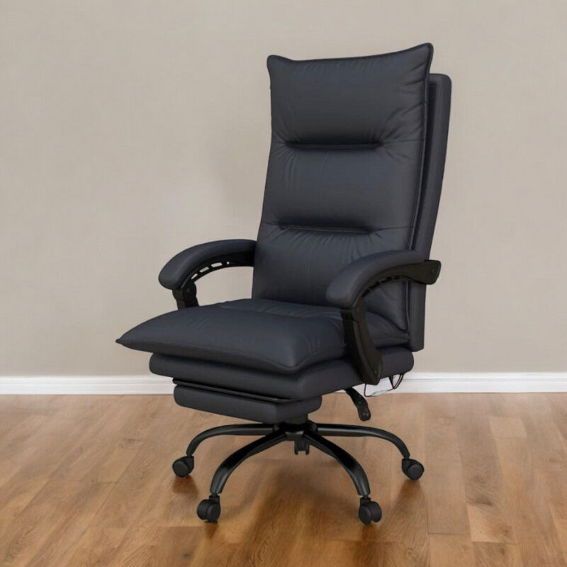 Double Padded Executive Massage Heated Office Chair image number 1