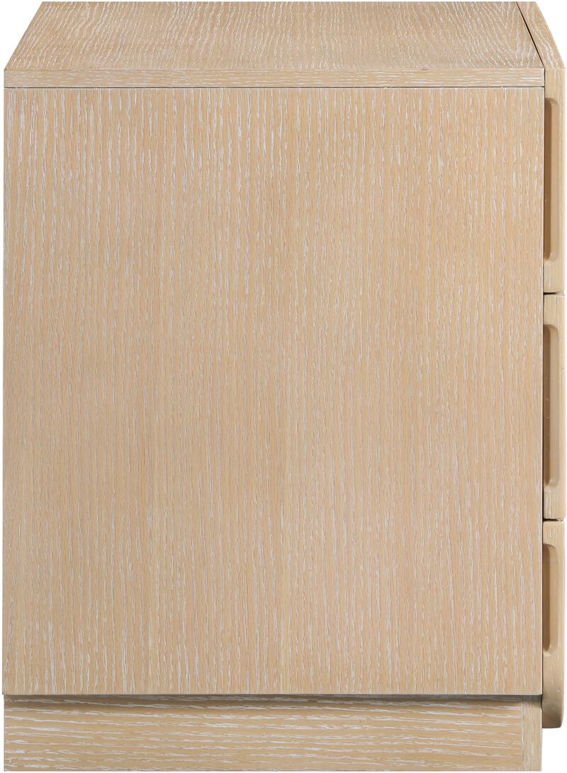 Meridian Furniture Scallop Natural Night Stand image number 3