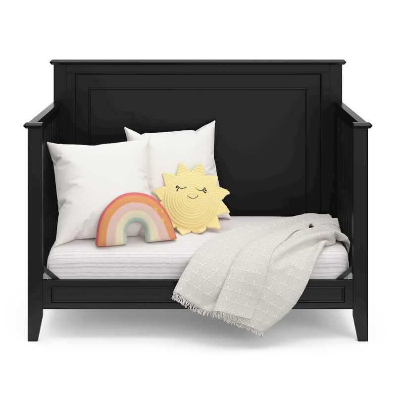 Solstice 5-in-1 Convertible Crib - White image number 4