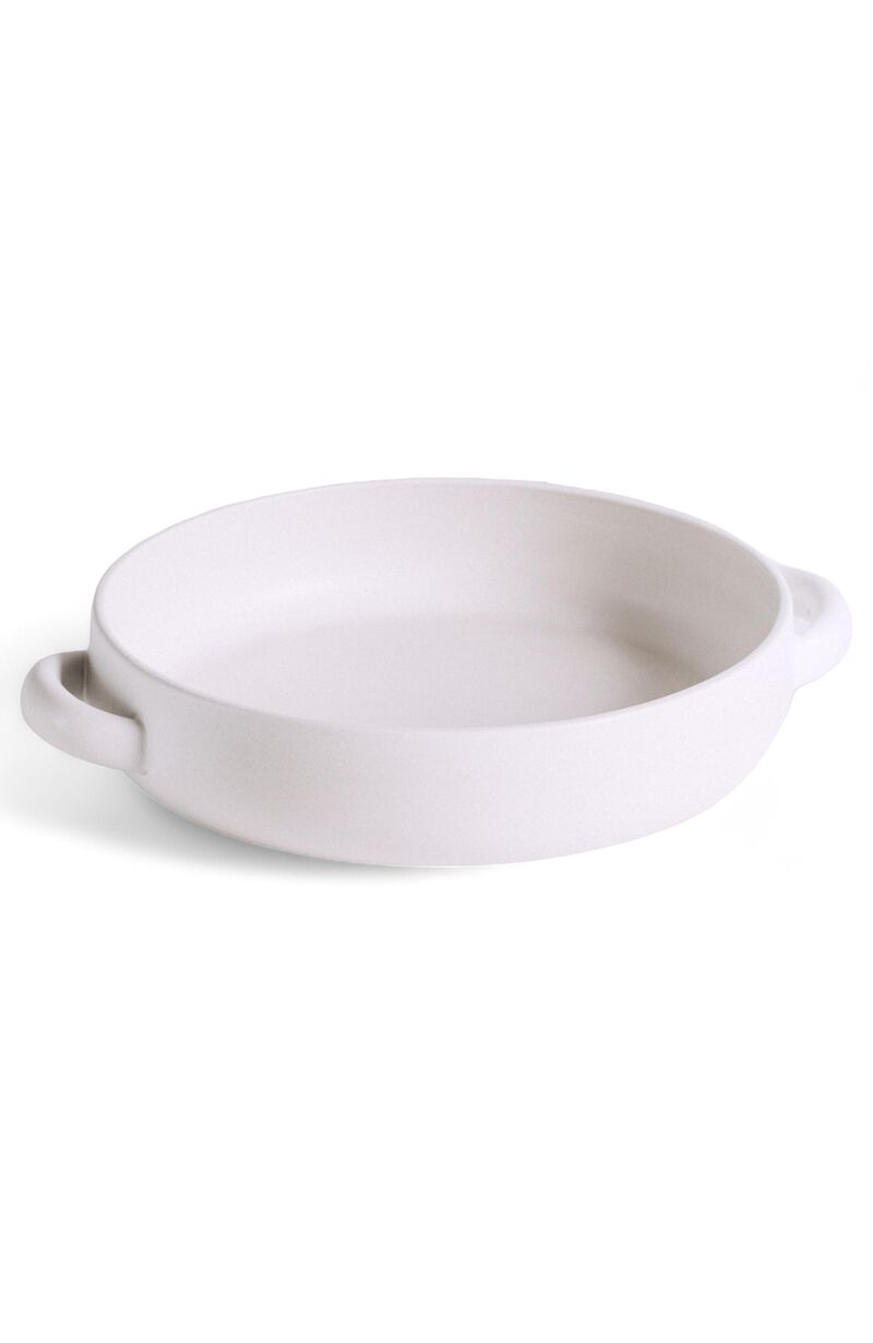 Stoneware Serving Plate With Handles 13.4"