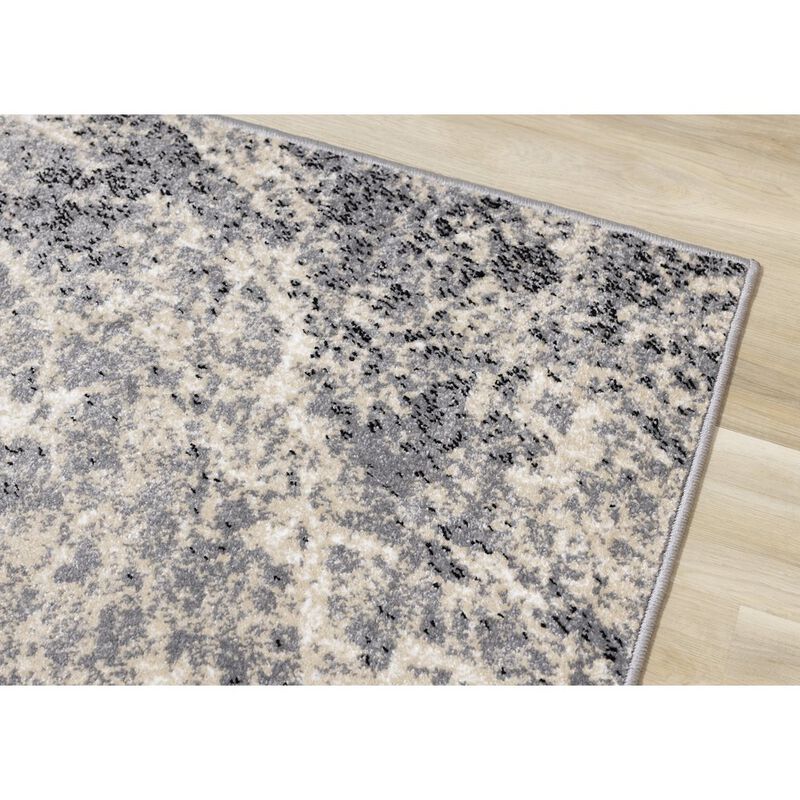 Novelle Home Claremont Cream Beige Distressed Area Rug, 5'3 x 7'7 image number 3