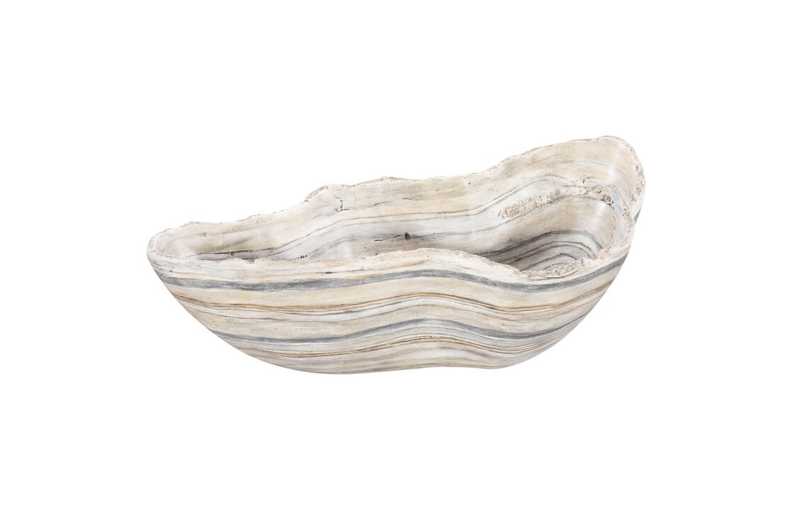 Cast Gray Onyx Bowl in Faux Finish