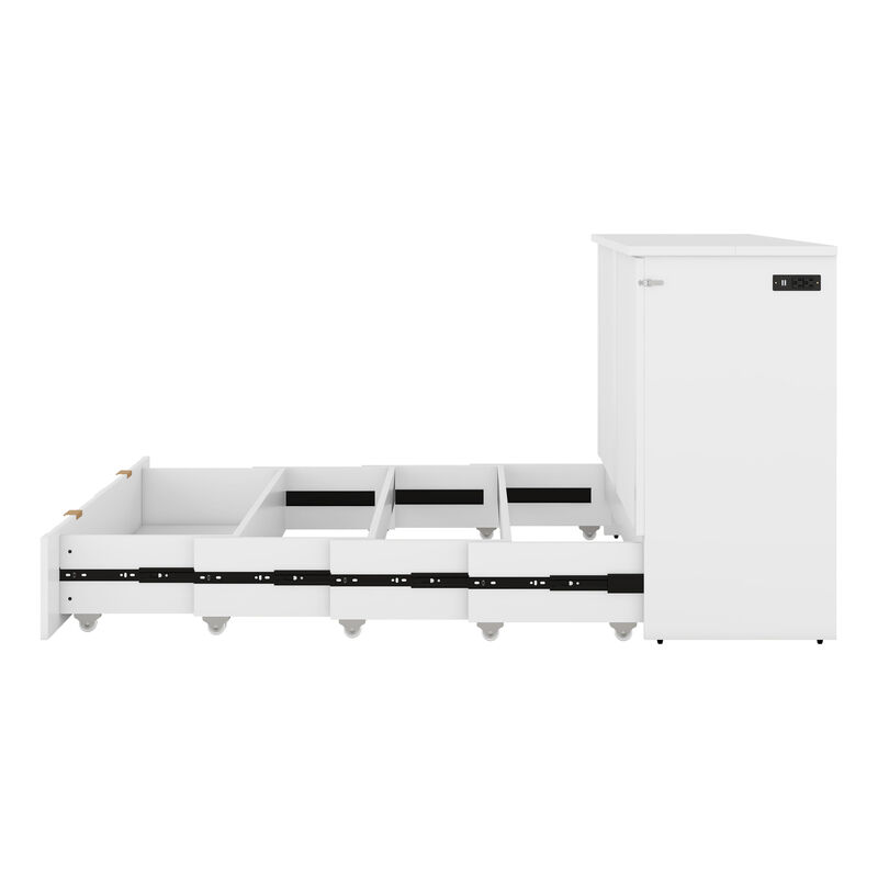 Merax Murphy Bed with Sockets and USB Ports