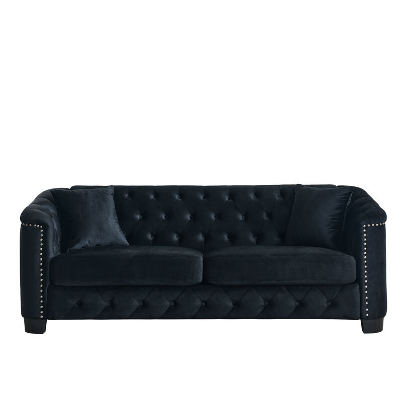 Nudmel Velvet Chelsfield Sofa Set image number 0