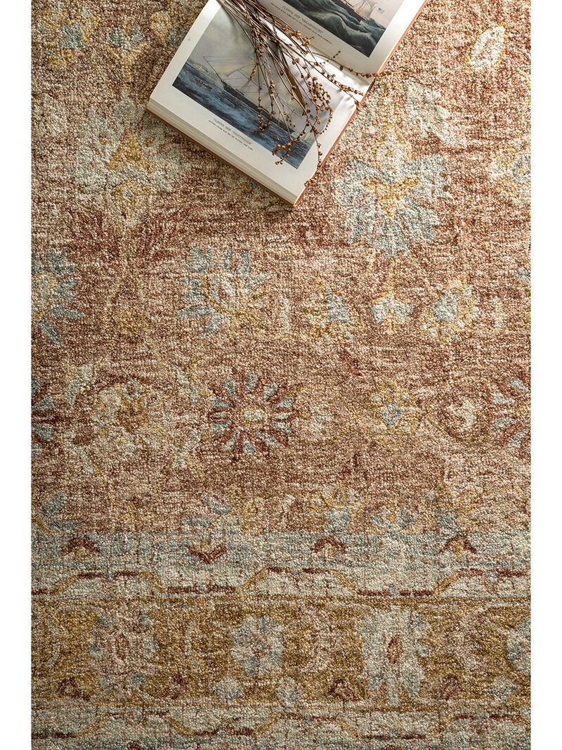 Julian JI04 Terracotta/Gold 3'6" x 5'6" Rug