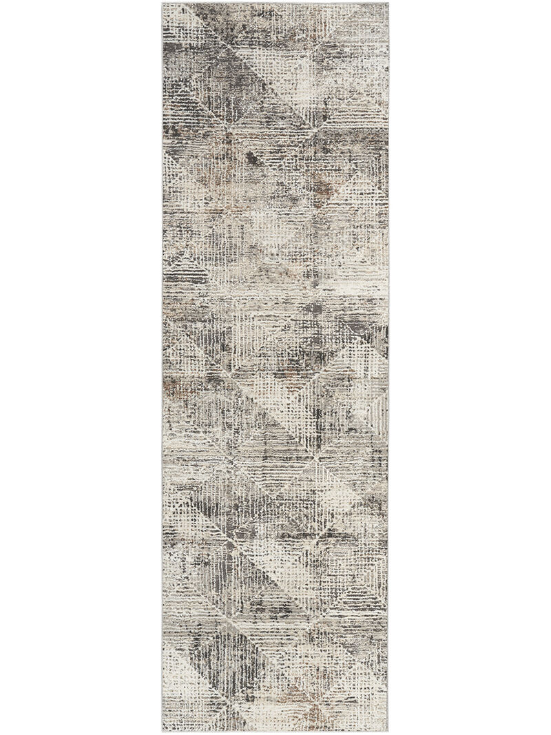 Sustainable Trends SUT08 Ivory/Multicolor 2'2" x 7'6" Rug