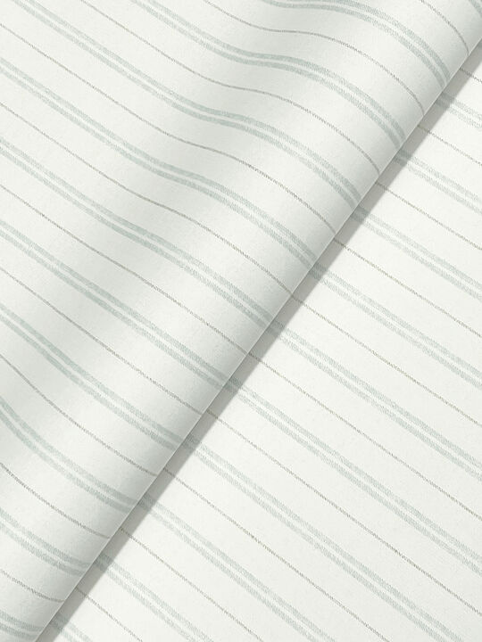 Harville Aqua Double Stripe Wallpaper