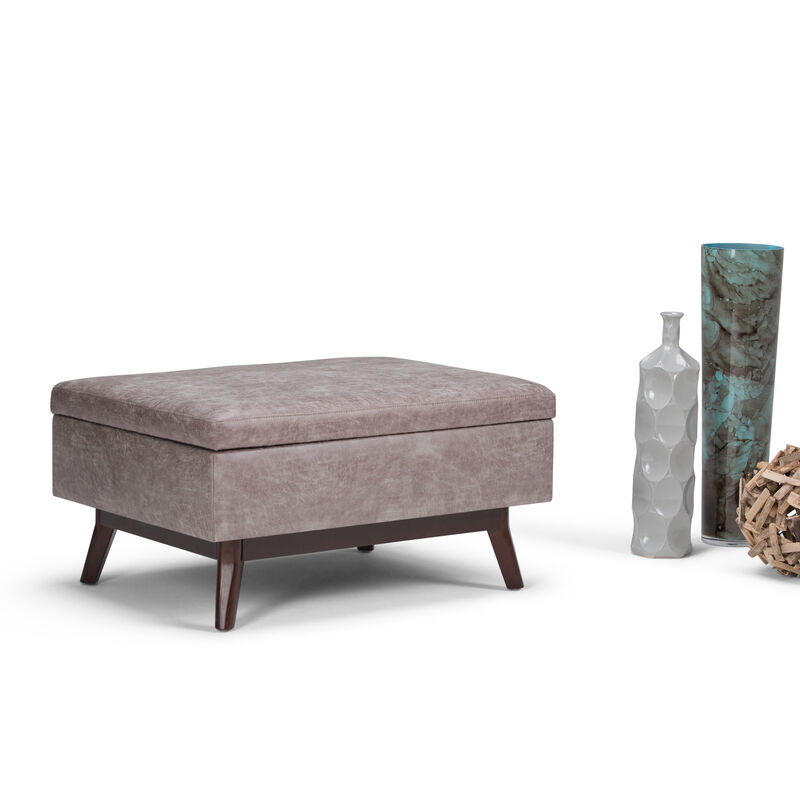 Simpli Home Owen Coffee Table Storage Ottoman image number 3