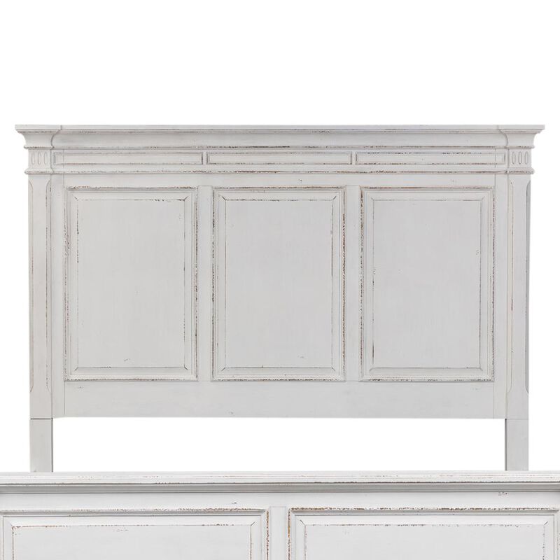 Liberty Furniture Abbey Park King Panel Headboard in Antique White image number 2
