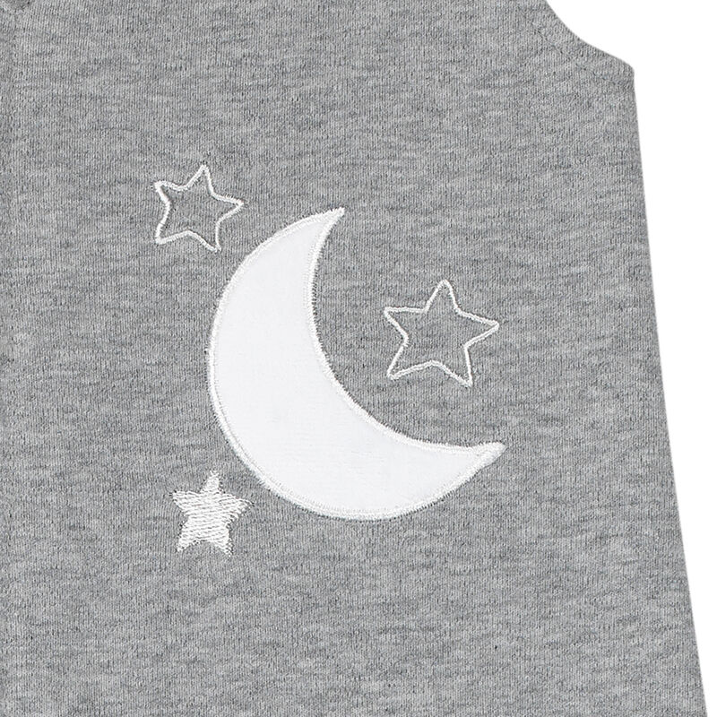 Lambs & Ivy Luna White/Gray Celestial Owl 4-Piece Nursery Baby Crib Bedding Set