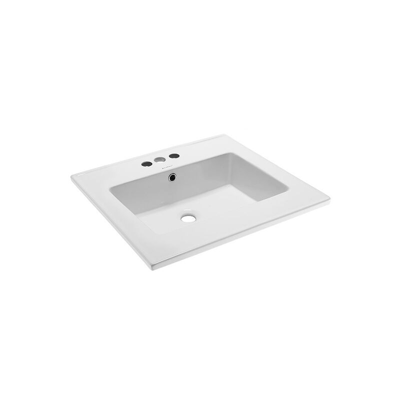 Voltaire 25 Vanity Top Sink with 3 Centerset Faucet Holes image number 2