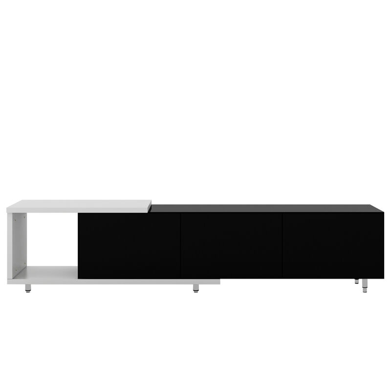 Modern, Stylish TV Stand TV Cabinet for 80+inch TV, Black