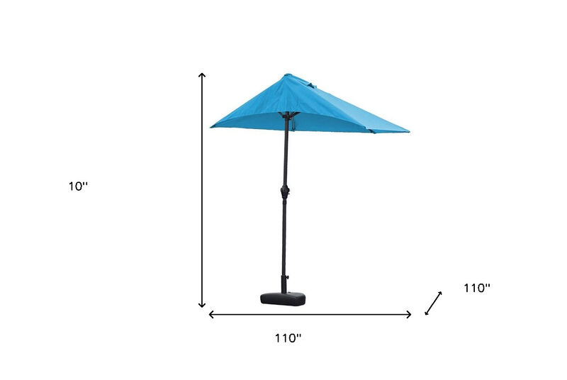 Outdoor Side Wall Umbrella for Patio, Deck, or Garden Spaces