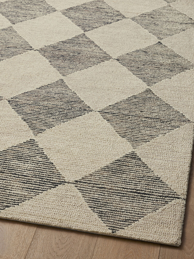 Francis FRA01 Beige/Charcoal 3'6" x 5'6" Rug