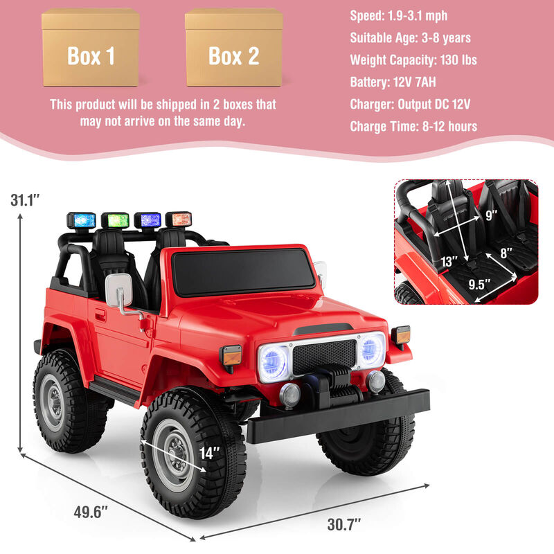 12V Kids Ride On Car image number 2