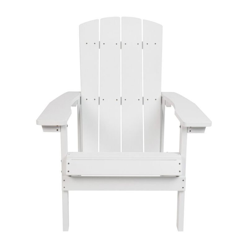Commercial All-Weather Poly Resin Wood Adirondack Chair image number 7