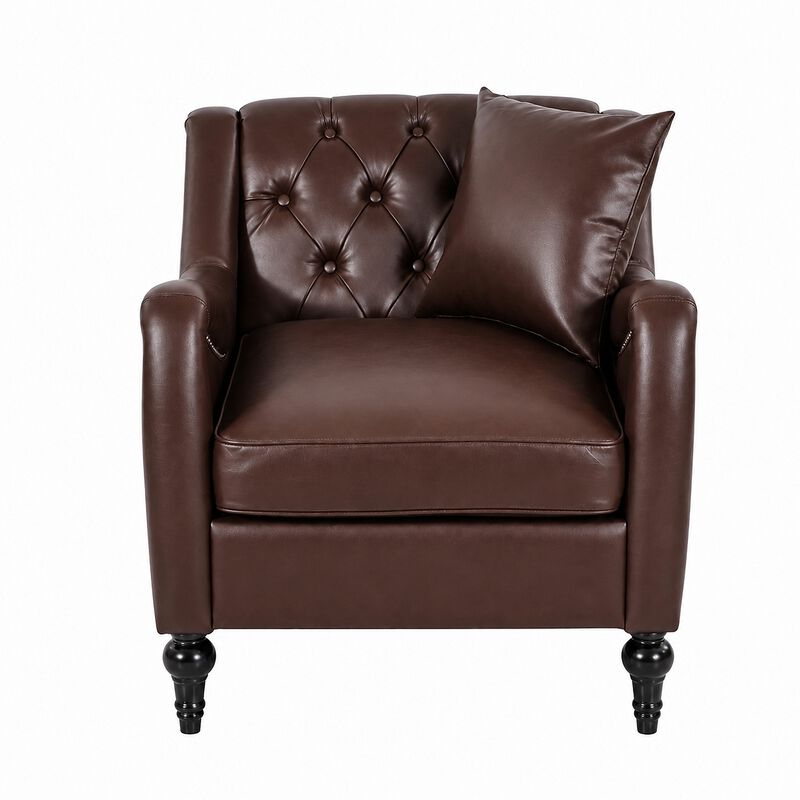 Feksno PU Leather Accent Chair image number 0
