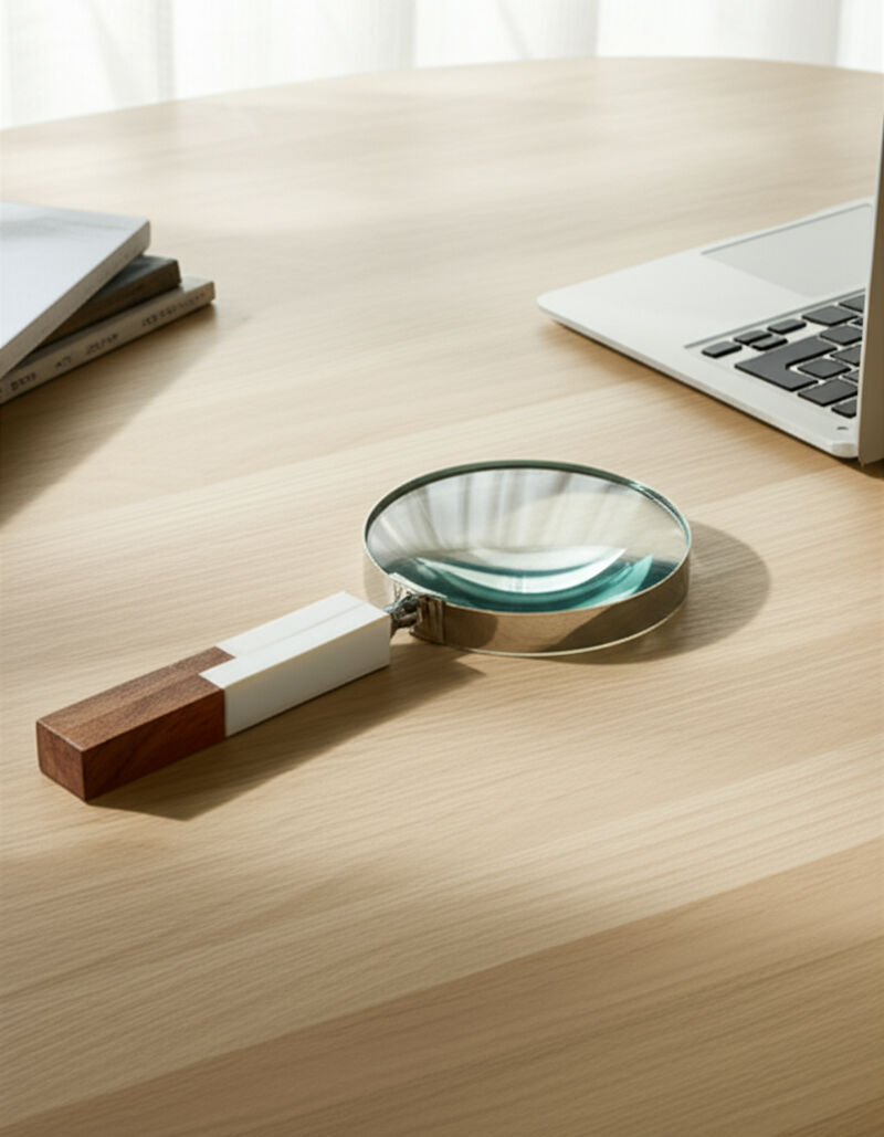 Two-Tone Magnifying Glass