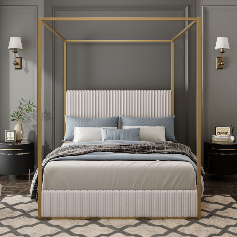 Metal Canopy Bed image number 2
