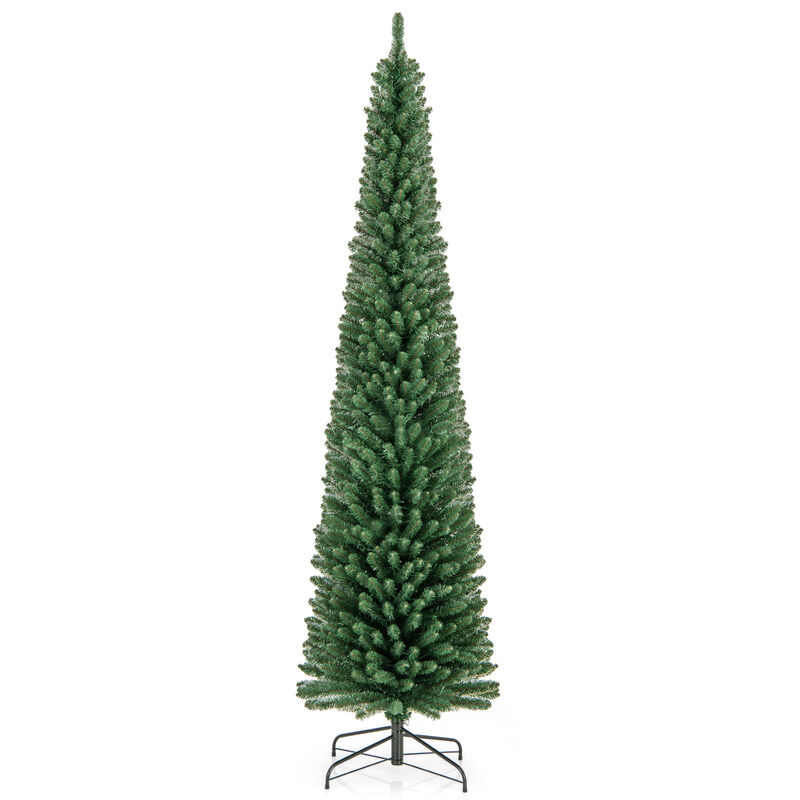 Slim Pencil Christmas Tree for Space-Saving Holiday D&eacute;cor & Easy Setup