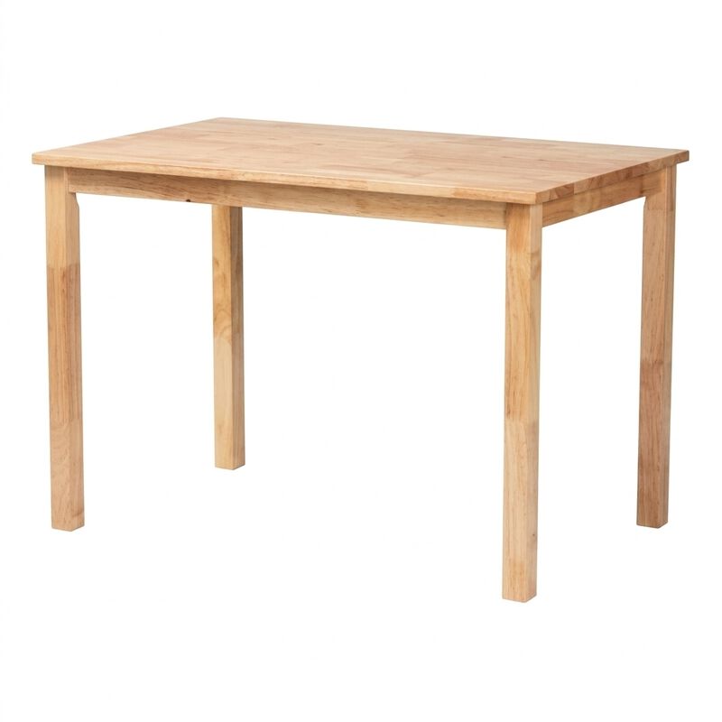 Baxton Studio Eveline Rectangular Modern Wood Dining Table in Natural Brown image number 0