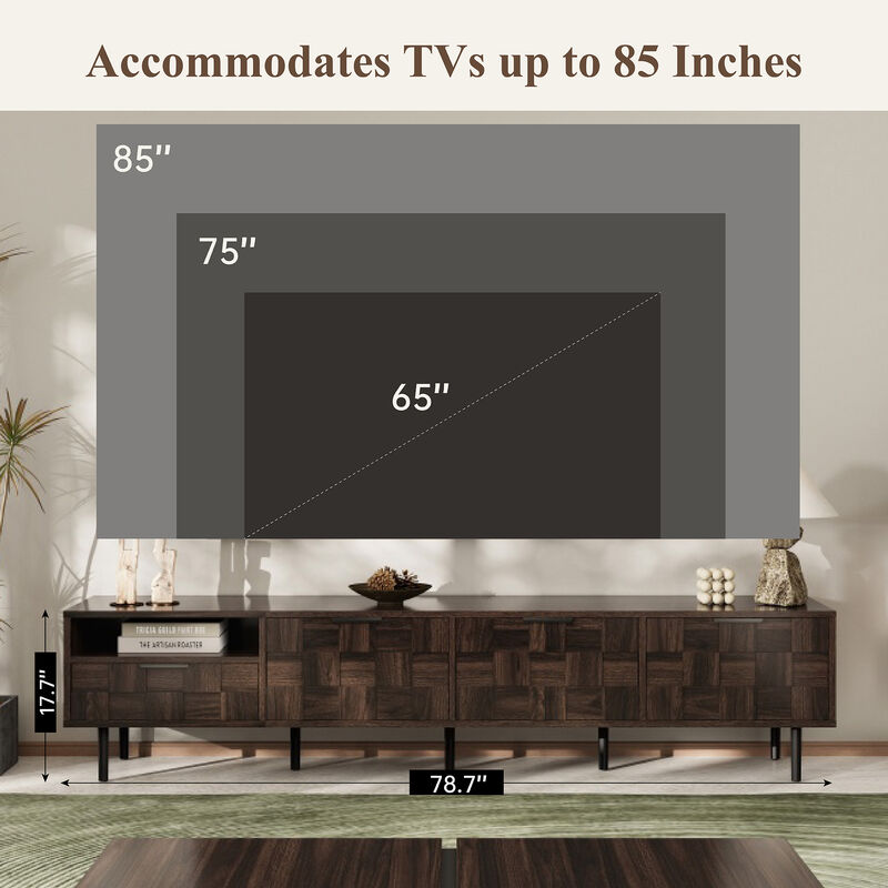 Huxdor TV Stand image number 3